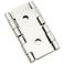 TAODAN Double Acting Hinges 12PCS 47x47mm White Nickel Double Acting Folding Screen Hinge for Kicthen Wardrobe Cabinets Door Folding Double Acting Screen Hinge