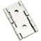 TAODAN Double Acting Hinges 12PCS 47x47mm White Nickel Double Acting Folding Screen Hinge for Kicthen Wardrobe Cabinets Door Folding Double Acting Screen Hinge