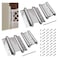 Dtructiew DTRUCTIEW 6 Double Action Spring Hinges 4 Pack Stainless Steel Self Closing Door Hinges for IndoorOutdoor Saloon Cafe Pub Swinging Doors Including Pins and Screws