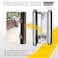 Dtructiew DTRUCTIEW 6 Double Action Spring Hinges 4 Pack Stainless Steel Self Closing Door Hinges for IndoorOutdoor Saloon Cafe Pub Swinging Doors Including Pins and Screws
