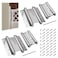 Dtructiew DTRUCTIEW 6 Double Action Spring Hinges 4 Pack Stainless Steel Self Closing Door Hinges for IndoorOutdoor Saloon Cafe Pub Swinging Doors Including Pins and Screws