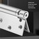 Eontab 3 inch Automatic Closing Door Hinges Stainless Steel Heavy Duty Spring Hinges Stainless Steel Mortise Spring Hinges 4 Packs