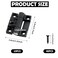 GTILE 10 Pack Adjustable Torque Hinge 43mmx36mm 4 Countersunk Holes with Mounting Screws Position Control Hinges Door Hinges Black
