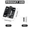 GTILE 10 Pack Adjustable Torque Hinge 43mmx36mm 4 Countersunk Holes with Mounting Screws Position Control Hinges Door Hinges Black