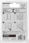 Hardware Essentials 851734 Light Narrow Door Hinges and Fixed Pin Brass 3 2 pack