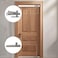FlixGrdy Heavy Duty Stainless Steel Wood Door Pivot Hinges 360 Degree Rotation Adjustable Swing Mount