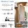 Tantopoer Hidden Door Hinges Pivot Hinges 360degree Rotating Murphy Bookcase Secret Door Hinges 300pound HeavyDuty Hinge kit