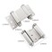 HOME MASTER HARDWARE 3 Double Action Spring Door Hinge Self Closing Door Swing Hinge with Screws for Saloon Bar Pub Swinging Cafe Doors Satin Nickel Finish 2 Pack