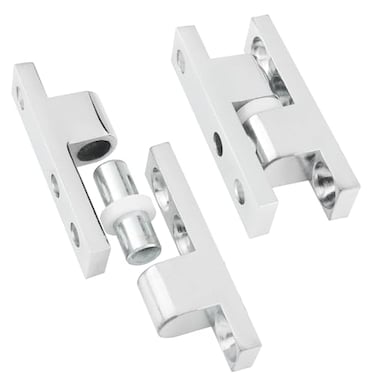 ITROLLE 2PCS CL215 Barrel Style Detachable Hinges Chrome Metal Plated TraditionalContemporary Suitable for Doors Windows Cupboards Shoe Closets Gate Hinge