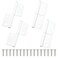 ITROLLE 4PCS White LiftOff Hinges Detachable Door Hinges with Screws for Window Cabinet Door