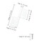 ITROLLE 4PCS White LiftOff Hinges Detachable Door Hinges with Screws for Window Cabinet Door