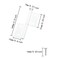 ITROLLE 4PCS White LiftOff Hinges Detachable Door Hinges with Screws for Window Cabinet Door