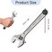 Gitaobac Knuckle Bender Adjustable Door Hinge Tool with Builtin Hinge Pin Remover Heavy Duty Steel Knuckle Bender for Fixing Sagging or Misaligned Doors Universal Fit for Residential Hinges