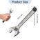 Gitaobac Knuckle Bender Adjustable Door Hinge Tool with Builtin Hinge Pin Remover Heavy Duty Steel Knuckle Bender for Fixing Sagging or Misaligned Doors Universal Fit for Residential Hinges