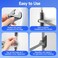 Gitaobac Knuckle Bender Adjustable Door Hinge Tool with Builtin Hinge Pin Remover Heavy Duty Steel Knuckle Bender for Fixing Sagging or Misaligned Doors Universal Fit for Residential Hinges