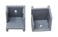 JSP Manufacturing Left Right Hand Hinge Pontoon Door Stop Kit 2 Grey
