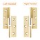 BAMI-LEE House Lift Off Hinge2 pcs Solid BrassRight Detachable Hingefor Window Door Gate Right Handedness