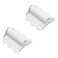 Litepak Screen Door Hinge Professional Grade Hardware SelfClosing Easy Install 2 Pack White