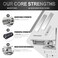 loyerfor Loyerfor Double Action Spring Hinges Swinging Door Hinge Pivot Hinge with selfClosing and Stop Function Suitable for Wooden DoorsSliver