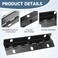 SyunsXoon Mailbox Door Hinge Replacement for Imperial Small Mailbox with 6 Hinge Screws Aluminum Alloy Mailbox Door Repair Hinge kit
