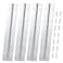 FVSEC Marine Grade 304 Stainless Steel Piano Hinge 12X2 Continuous Boat Hinge 006 Thickness Heavy Duty Polished Finish Long Hinge with Screw for Cabinet Cabin Door Stocker Box 4 Pack
