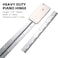 FVSEC Marine Grade 304 Stainless Steel Piano Hinge 12X2 Continuous Boat Hinge 006 Thickness Heavy Duty Polished Finish Long Hinge with Screw for Cabinet Cabin Door Stocker Box 4 Pack