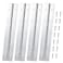 FVSEC Marine Grade 304 Stainless Steel Piano Hinge 12X2 Continuous Boat Hinge 006 Thickness Heavy Duty Polished Finish Long Hinge with Screw for Cabinet Cabin Door Stocker Box 4 Pack