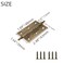 Mcredy Door Hinges 25 Inch Retro Brass Bronze Cabinet Hinges Loose Pin with Ball Finials for Kitchen Cabinets Hardware 2 Packs
