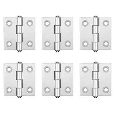 MOUNTAIN_ARK MOUNTAINARK 6 Pack 212 Aluminum Alloy Door Hinges for 4040 Series Aluminum Profile Adjustable Butt Hinges