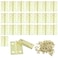 Murtenze 24 Pack 15 Inch Door Hinge Cabinet Hinge Gold Butt Hinges Ball Bearing Window Outdoor Hinges with Mounting Screws