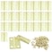 Murtenze 24 Pack 15 Inch Door Hinge Cabinet Hinge Gold Butt Hinges Ball Bearing Window Outdoor Hinges with Mounting Screws