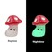 Wallertree Mushroom Hinge Head Home Decoration Set of 6 Glow in The Dark Hinge Heads Decorative Topper Magnetic Hinge Head Toppers