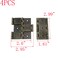 MY MIRONEY 299 Double Acting Screen Hinge Antique Bronze Folding Screen Hinges with Screws Pack of 4