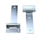 MY MIRONEY 531 x 232 Strap Tee T Hinge Carbon Steel T Hinge for Garage Barn Door Gate Shed Cargo Trailer Truck Pack of 2