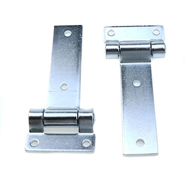 MY MIRONEY 531 x 232 Strap Tee T Hinge Carbon Steel T Hinge for Garage Barn Door Gate Shed Cargo Trailer Truck Pack of 2