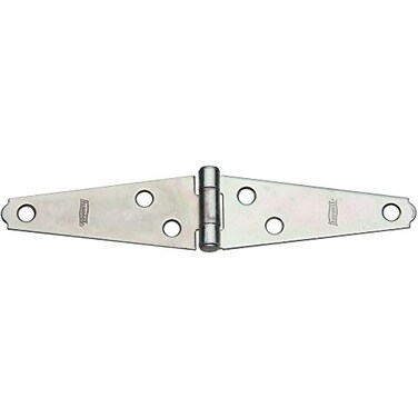 National Hardware N127449 V280 Light Strap Hinges in Zinc plated 2 pack
