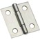 National Hardware N146043 V518 NonRemovable Pin Hinges in Zinc plated 2 pack
