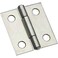National Hardware N146043 V518 NonRemovable Pin Hinges in Zinc plated 2 pack