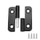 Pastlla 2Pcs Heavy Duty Lift Off Hinge 4 HShaped Door Hinges 304 Stainless Steel Left Right Hinges Detachable Door Hinge for Internal External Doors Window Cabinet Wooden Boxes Cases Black