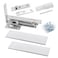 Ptazucv Double Action Spring Hinges Swinging Door Hinge Pivot Hingewith Cover Plateswith selfClosing and Stop for Wooden DoorsLoad Max 100lb Door