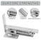 Ptazucv Double Action Spring Hinges Swinging Door Hinge Pivot Hingewith Cover Plateswith selfClosing and Stop for Wooden DoorsLoad Max 100lb Door