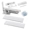 Ptazucv Double Action Spring Hinges Swinging Door Hinge Pivot Hingewith Cover Plateswith selfClosing and Stop for Wooden DoorsLoad Max 100lb Door