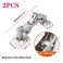 QRITY Qrity 2 Pcs Kitchen Cabinet Door Hinges 170 Degree Hidden Frameless Hinges with Fixing Screws Large Angle Door Hinges