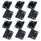Quluxe 36inch Flag Hinges Aluminum Alloy Lift Off Hinge Detachable Door Hinge Black Pack of 6