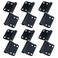 Quluxe 36inch Flag Hinges Aluminum Alloy Lift Off Hinge Detachable Door Hinge Black Pack of 6