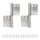 Rannb Flag Hinges 4 Inch 304 Stainless Steel Cupboard Door Hinges 2pcs