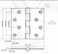 Richelieu Hardware 4 102 mm Full Mortise Butt Hinge for Interior Door 822NBB 2Pack Brushed Nickel