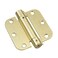 Richelieu Hardware 51821BR Onward Full Mortise Adjustable Spring Hinge 312 in 889 mm Brass