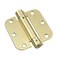 Richelieu Hardware 51821BR Onward Full Mortise Adjustable Spring Hinge 312 in 889 mm Brass