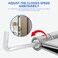 BYSOL Self Closing Door Hinge 3 inchesAuto Closing Spring Hinge with Adjustable Tension Thickened 304 Stainless Steel Heavy Duty Door Hinges with Mounting Screwdriver Hardware2 PackBlack Black